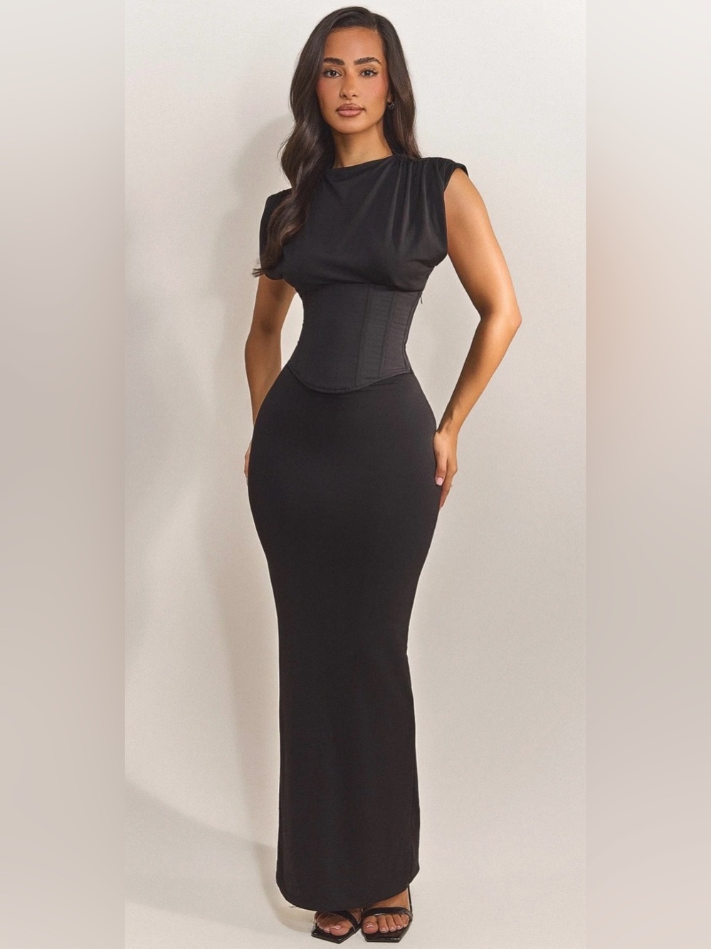 Mars The Label THE SANDRA MAXI IN BLACK